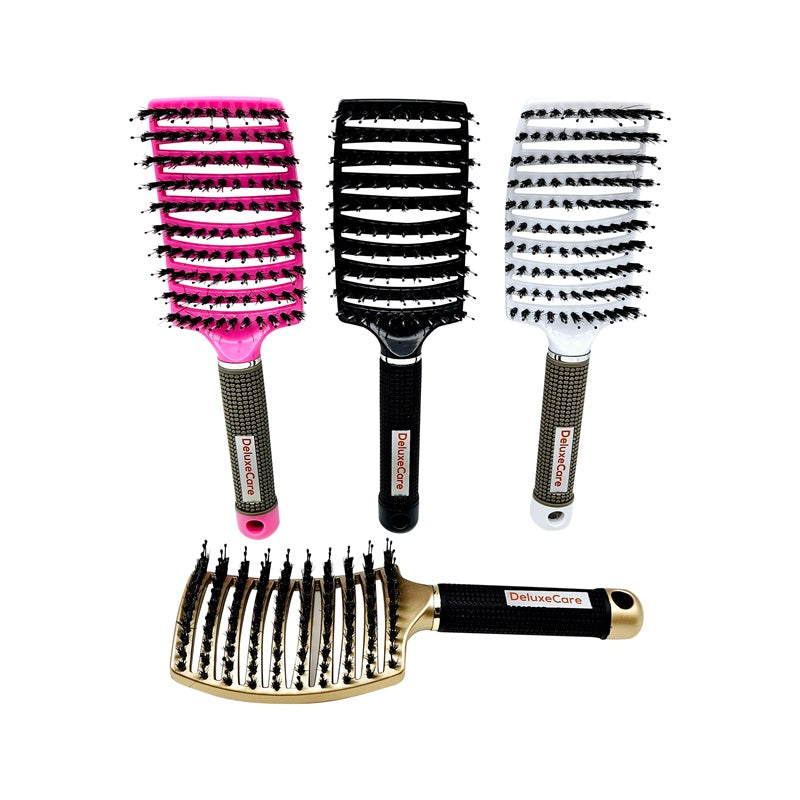 Curved Brush Pro - Hårbørste med Vildsvinehår