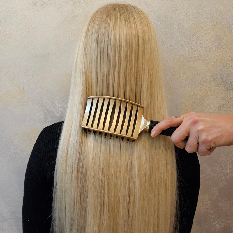 Curved Brush Pro - Hårbørste med Vildsvinehår